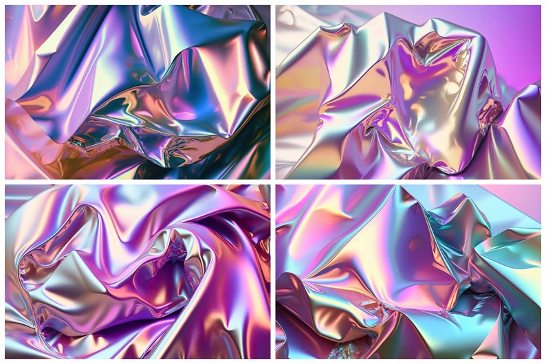 28 Holographic Foil Backgrounds in 6K Resolution | Patterns ...