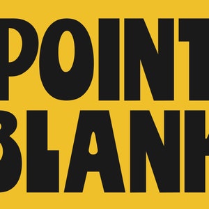 Point Blank - 1970s Display Font | Headline Font, Poster Font, Branding Font, Advertising Font, Canva Font, Procreate Font, Cricut Font