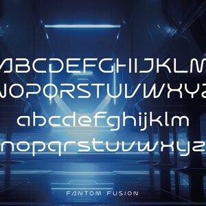 Fantom Fusion Font: Futuristic Minimalism for Modern Brands & Digital ...