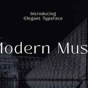 Modern Muse - Fuente elegante / Fuente de boda, Fuente de invitación, Fuente de folleto, Fuente de plantilla, Fuente de sitio web, Fuente de marca, Fuente de lujo, Fuente con clase