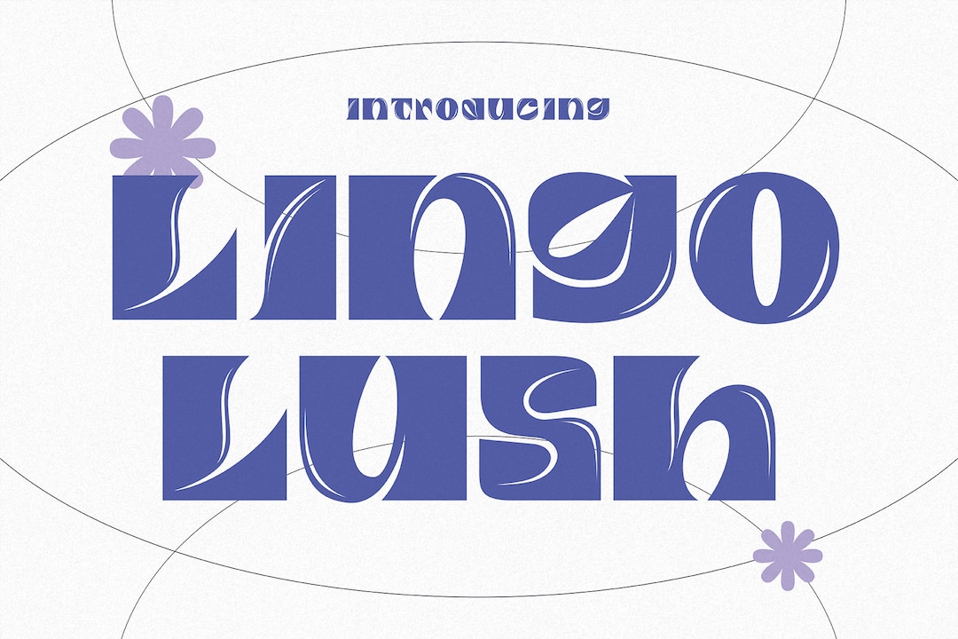 Lingo Lush - Surreal Font | Branding Font, Thick Font, Modern Font ...