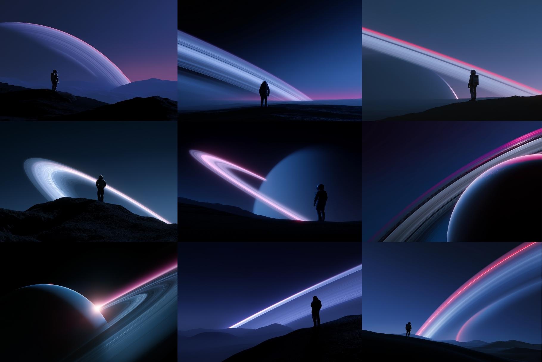 宇宙の孤独を描いた40枚の壁紙。遠く離れた惑星で孤独に暮らす宇宙飛行