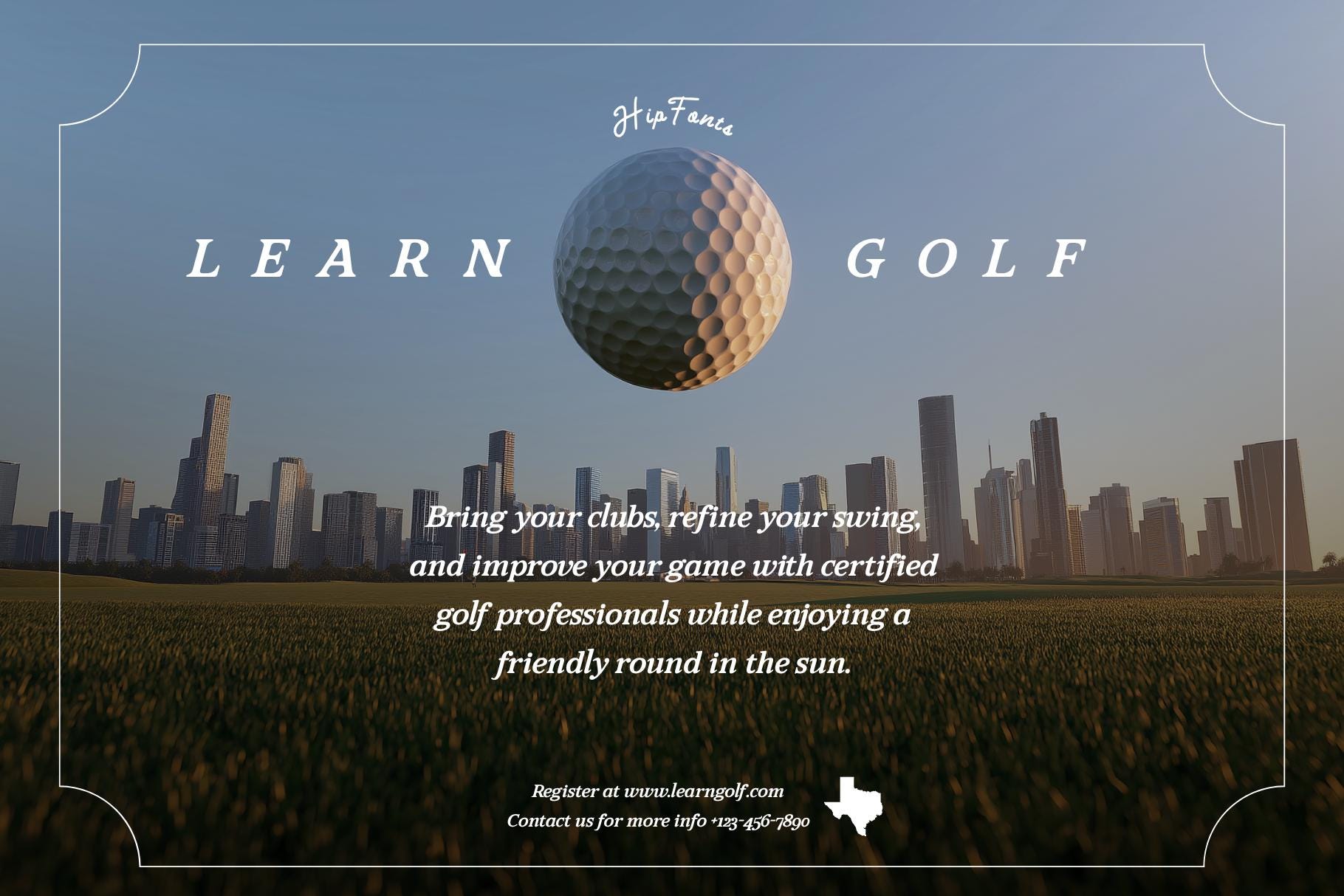 Majestic Drive – Elegant Golf Font for Logos Golf Cubs Apparel Signage ...