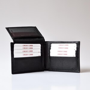 Handgemachte ID-Brieftasche, Intrecciato Leder geprägte Bi-Fold Portemonnaie, Herren Leder Id Portemonnaie, Slim Id Portemonnaie, personalisiertes Leder Geschenk für Ihn