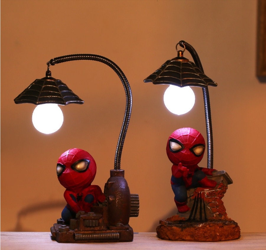 spiderman night light teddy