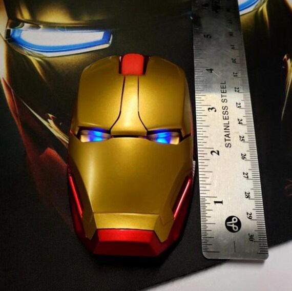 Iron Man Mouse Gaming Mouse 2.4 G. Wireless Usb 2.0 Etsy