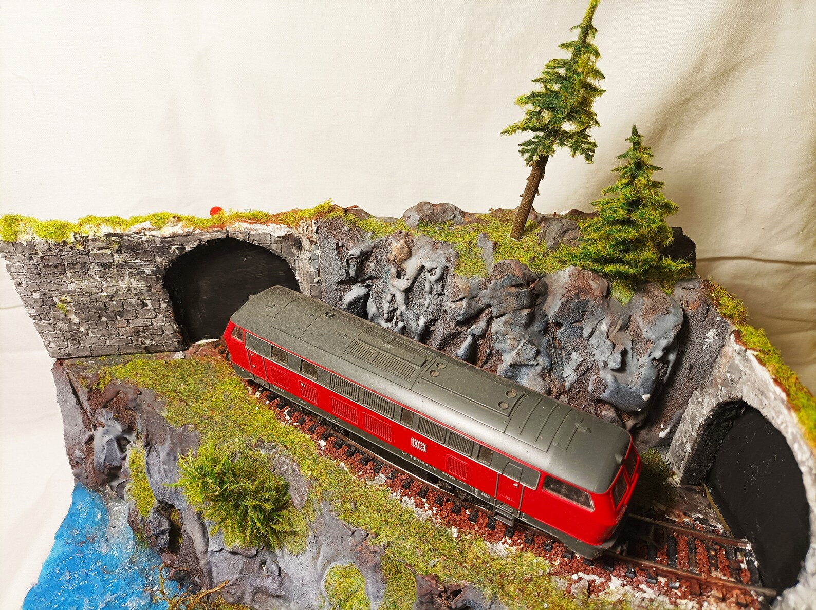Model Train Diorama H0 Scale Showcase Etsy