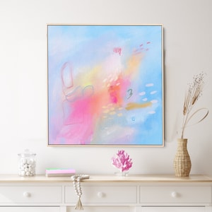 Abstrakte Malerei: Bunte bunte abstrakte Malerei