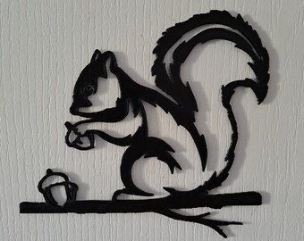 Squirrel wall decoration