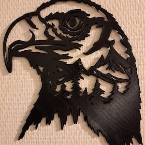 Eagle with landscape, Wall decoration