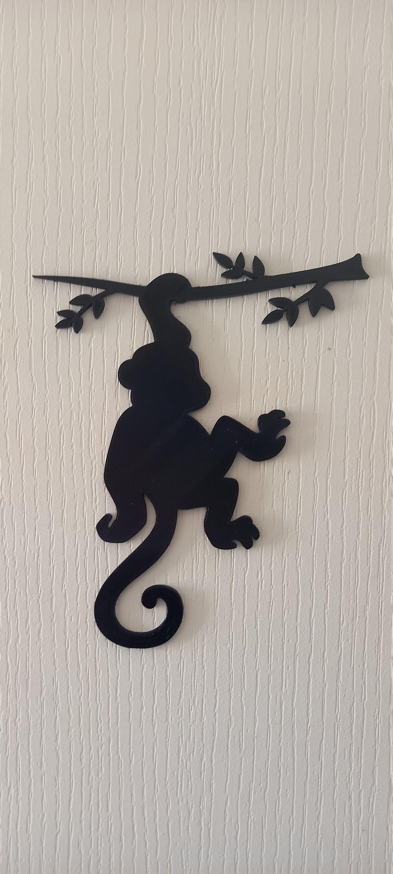 Singe sur Une Branche | Décoration Murale