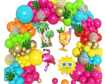 Hawaii Party Dekoration Set – 40-teilige Hängedeko Mit Palmen & Flamingos Für Luau & Sommerfest