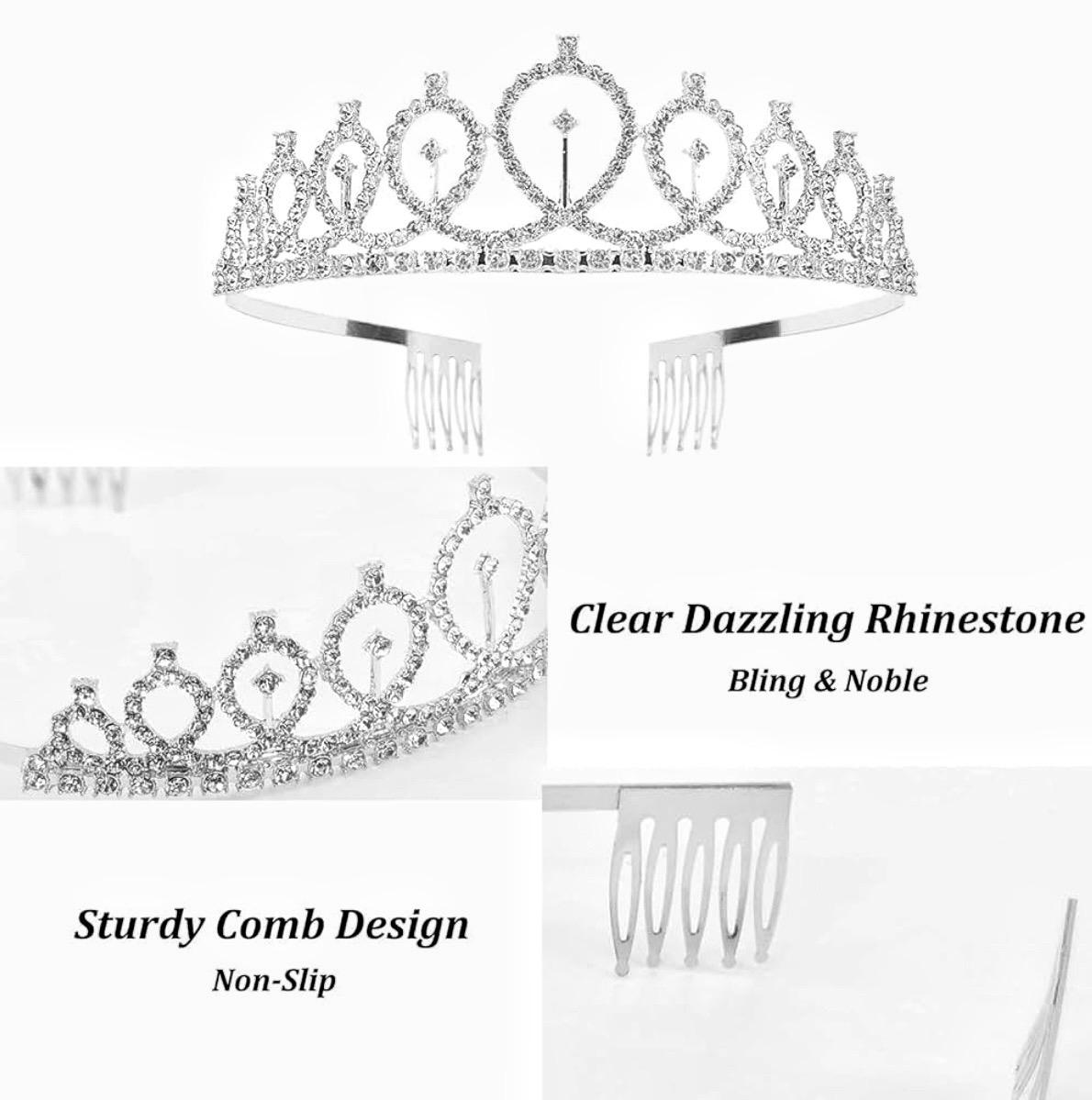 Birthday Queen Schärpe & Strass Tiara Set – Geburtstags-Dekoration Für Frauen & Mädchen