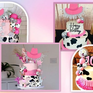 Rodeo Party Decorations 24pcs Pink CowBoy Hat And Boot Cake Topper Western Birthday Cake Decorations Rodeo Cupcake Picks Baby Shower Toothpicks For Western Theme Party Favors Supplies P 25163807 Cat 2471 Western