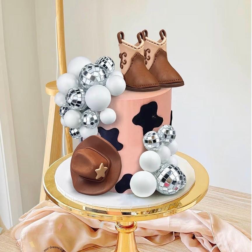 LaVenty Décoration De Gâteau De Cowboy Western - Chapeau De Cowgirl