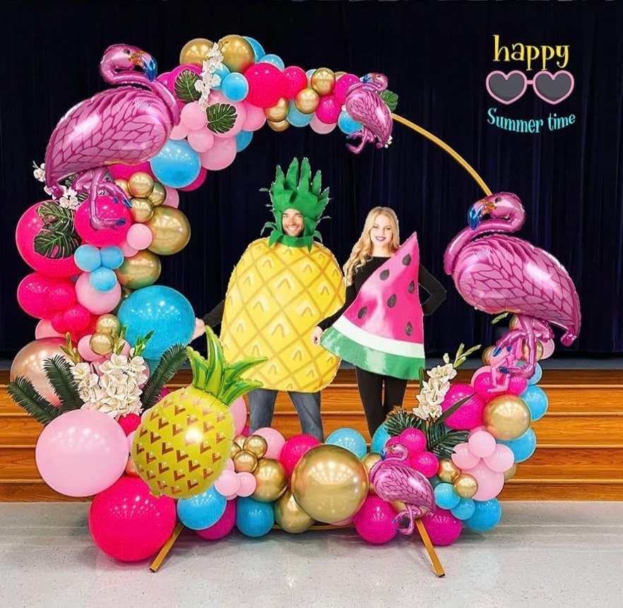 Elegant Flamingo Birthday Foil Balloon 45cm