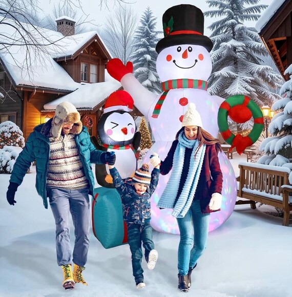 4 Stück Frostige Schneemann-Wabendekorationen – 17,8 Cm, Bunt, Für Weihnachtsfeiern & Tischdeko