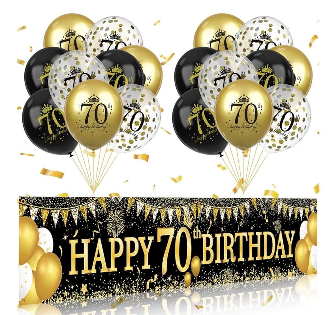 Decorazione Compleanno 22 Anni – 2 Palloncini Numero 22 Verde + Ghirlanda E Banner – Set Completo Per Festa Uomo/Donna