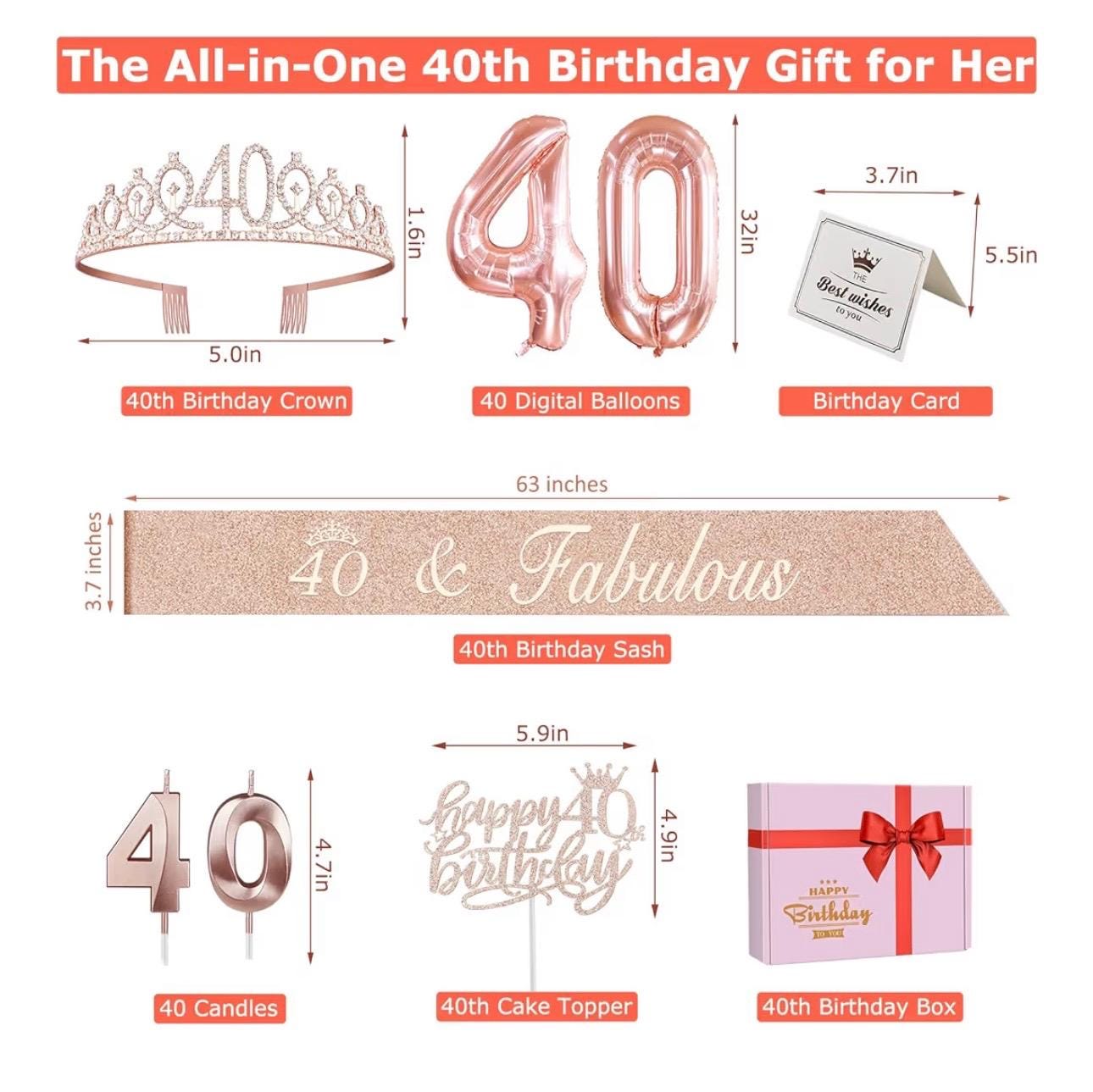 Kit Decorazione Per 11° Compleanno Ragazza: Corona Principessa, Fascia, Palloncini Oro Rosa E Numero 11