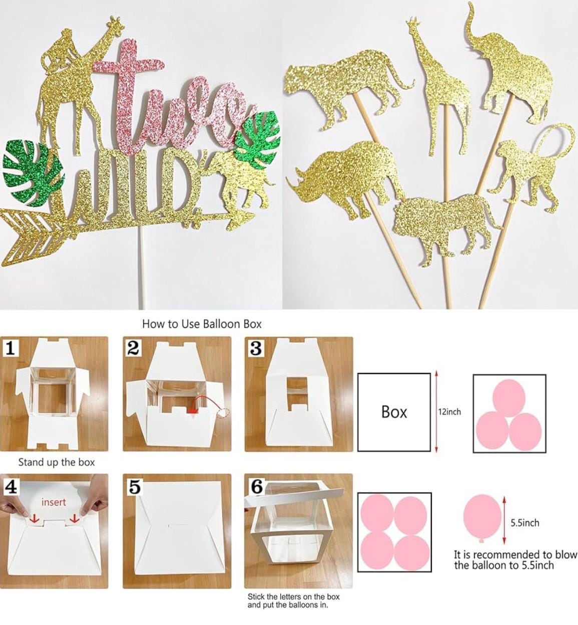 Dos decoraciones de cumpleaños salvajes para niña, suministros para fiesta  de segundo cumpleaños con temática de jungla para niñas, decoraciones de  animales de la jungla para segundo cumpleaños para niña - Etsy, image size:1155x1247