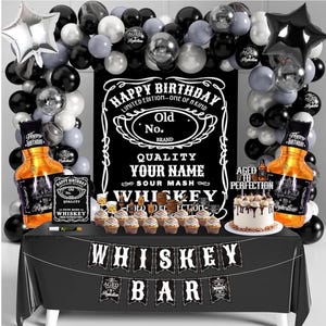 Mens 40th Birthday Party Decorations Supplies Decorations, Whiskey ...