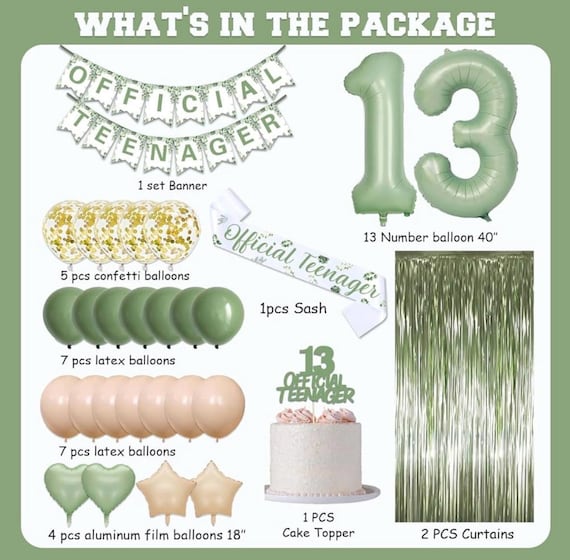 53-teiliges Geburtstagsdeko Set Für Kinder - Mit Luftballons, Banner & Tortendeko