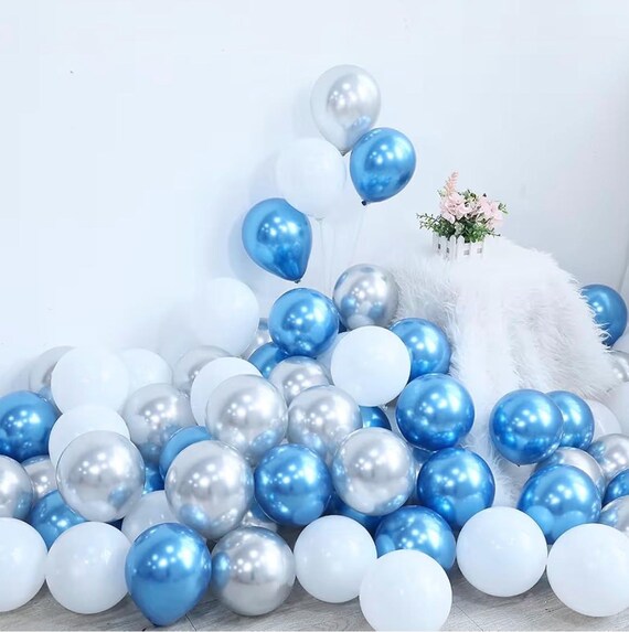 Snowflake Balloon Garland Pink White Chrome Winter Wonderland Ice Princess Snow Christmas New Year Holiday Decoration Arch Party Supply