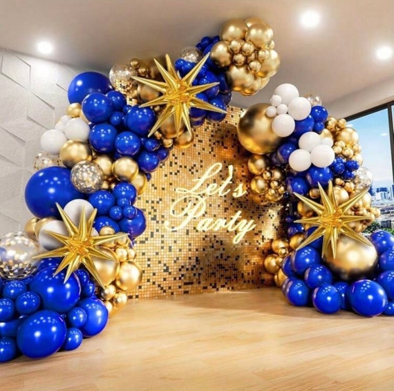 Palloncini con coriandoli color oro rosa | Decorazioni per feste
