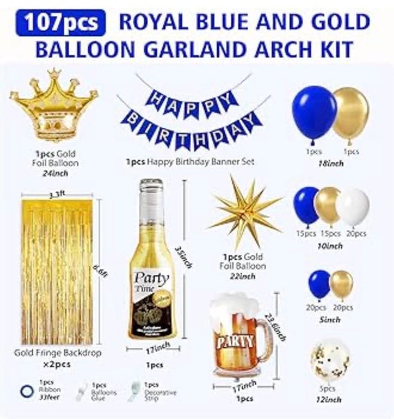 Palloncini Per Il 50° Compleanno: Lattice Da 12 Pollici Con Scritta Dorata Metallizzata - Italia - Foto 4