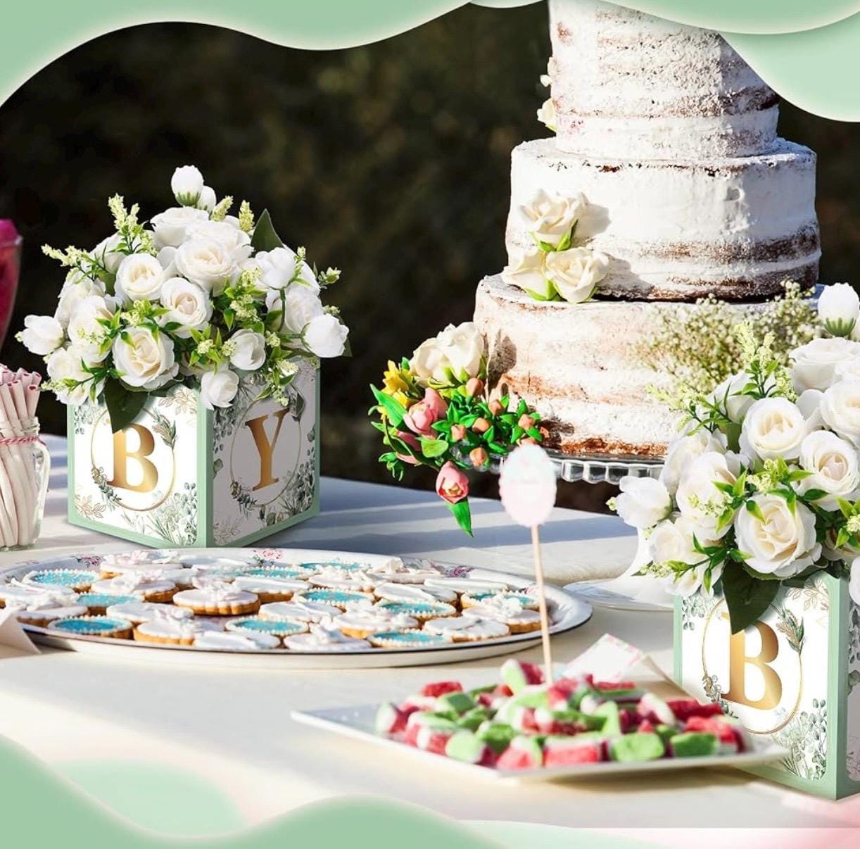 Elegant Baby Boy Baby Shower Flowers Gender Reveal Rustic Baby