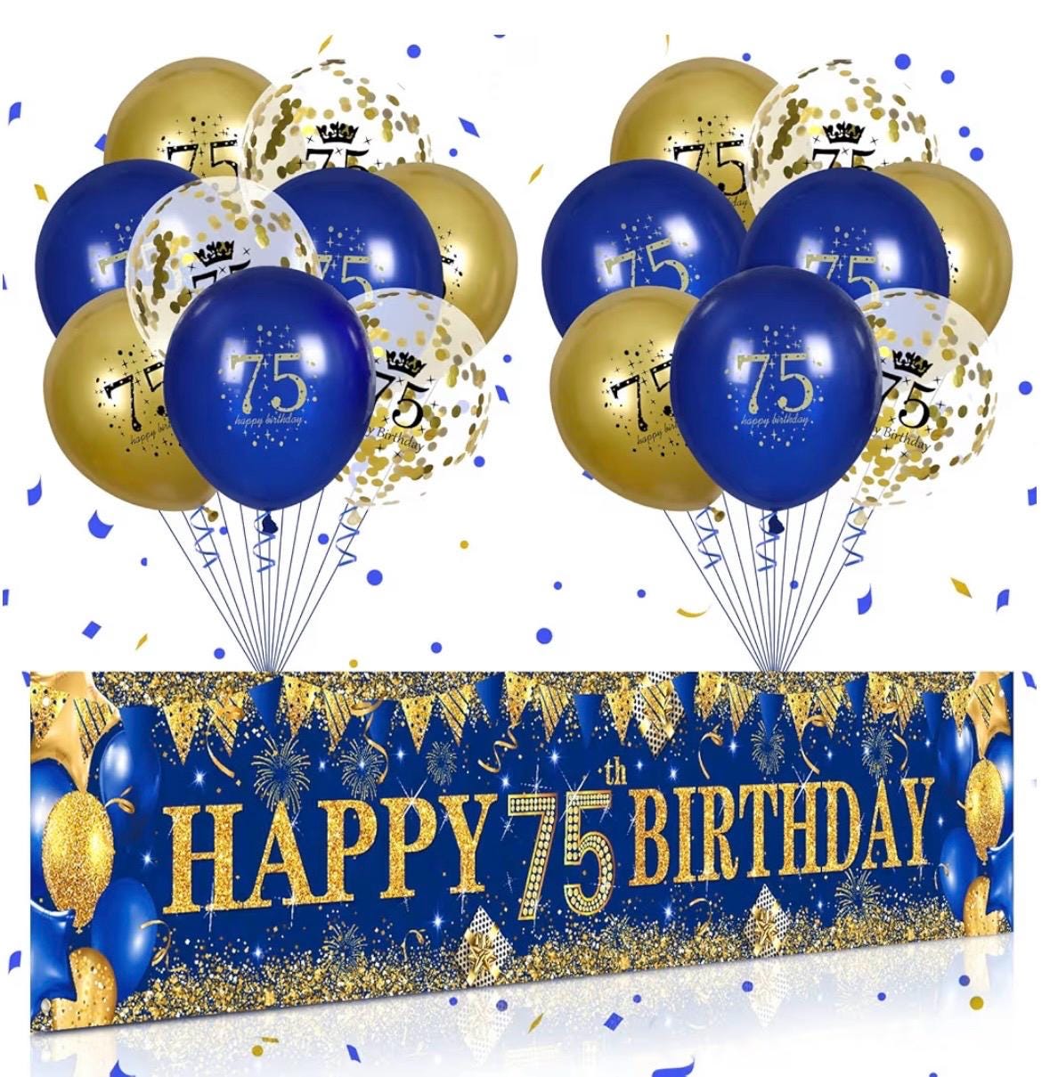 Verjaardagsdecoratie Beige Goud | Happy Birthday Banner En Slingerset | Herbruikbaar Voor Mannen, Vrouwen, Jongens En Meisjes