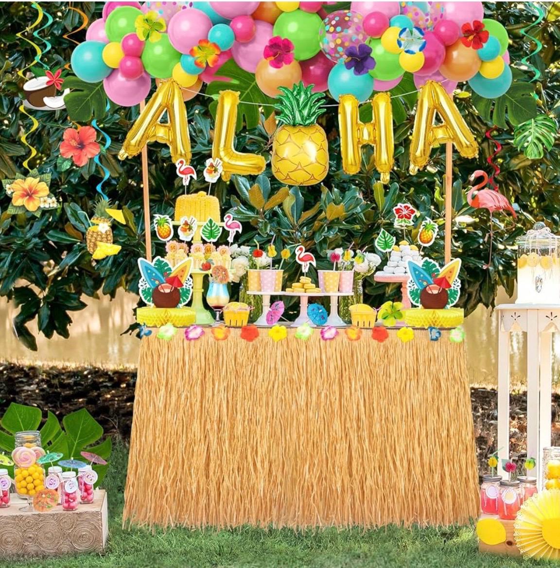 20/30/35cm di carta ananas centrotavola a nido d'ape tavolo in tessuto appeso Decor hawaiano Luau Party compleanno matrimonio casa favore  15