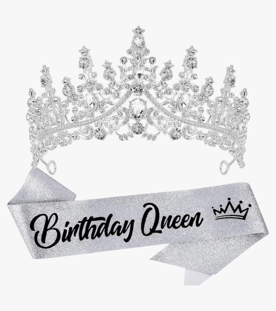 ZOEON Cristal Tiara Anniversaire Couronne Strass Couronne D