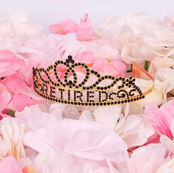 Set Tiara E Fascia Compleanno Donna - Corona Con Strass Rosa Oro | Regalo Decorazione Festa - Foto 4