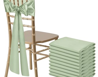 Set van 50 - Organza stoelstrikken - bredere vollere hoes voor