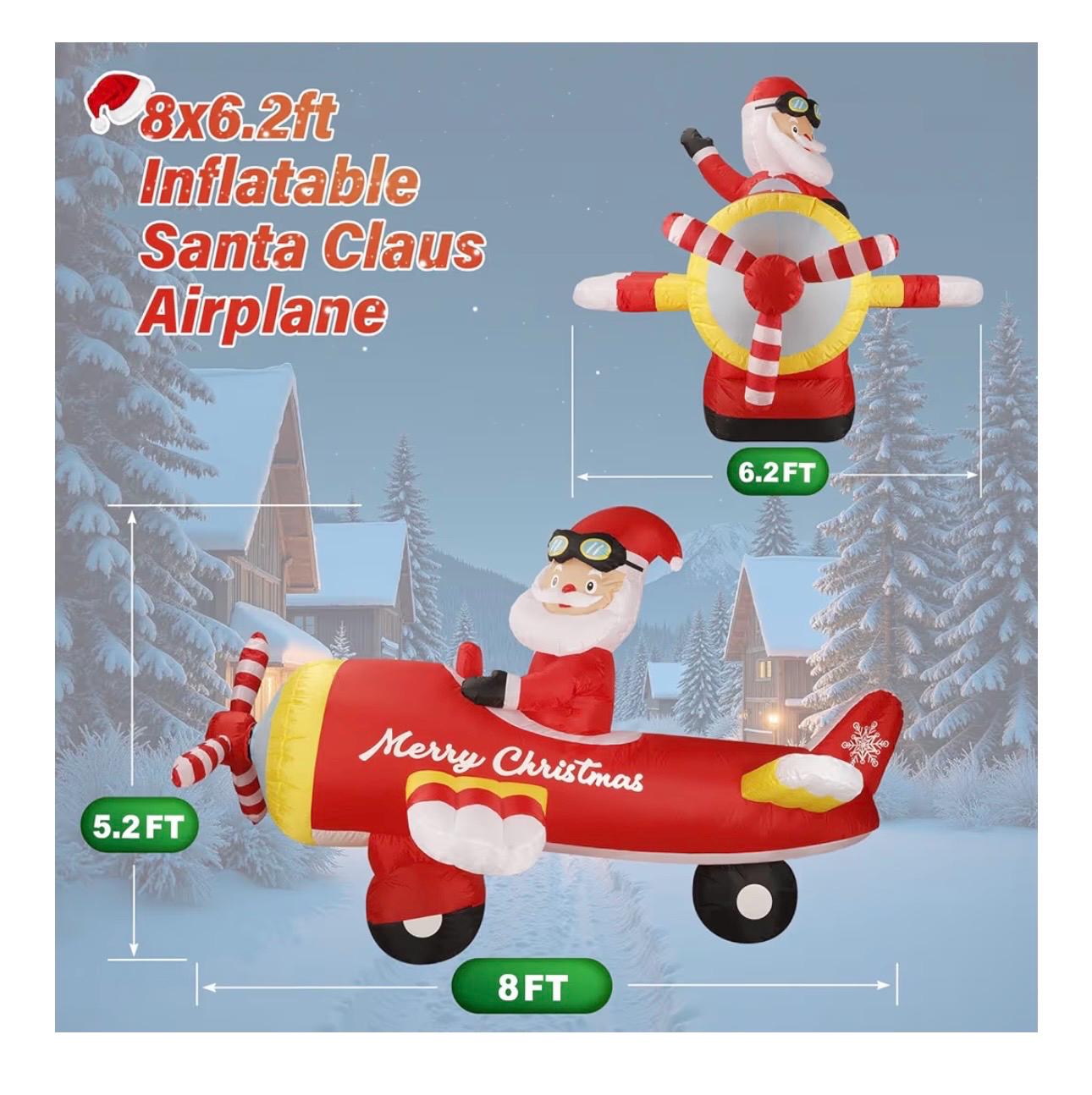 8フィートのクリスマスインフレータブルデコレーション、強力な送風機