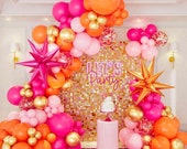 Palloncini Kit Ghirlanda Arco,150 Pezzi Kit Ghirlande di Palloncini,Lattice Palloncini Metallici,Palloncini Coriandoli,Palloncini Festa per Battesimo Bambino Compleanno Matrimonio