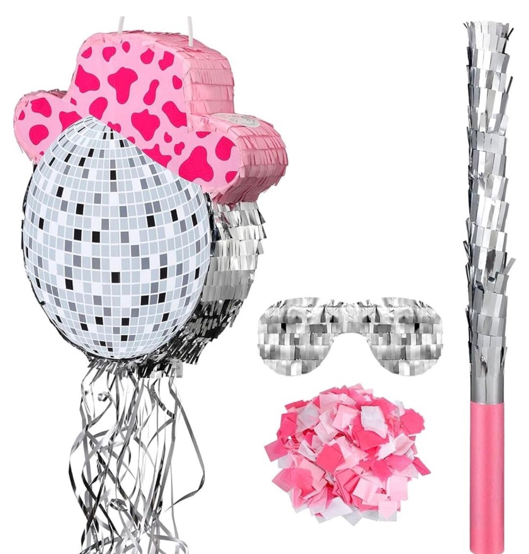 Disco Ball Piñata Cute Hat Disco Ball Party Supplies Piñata With ...