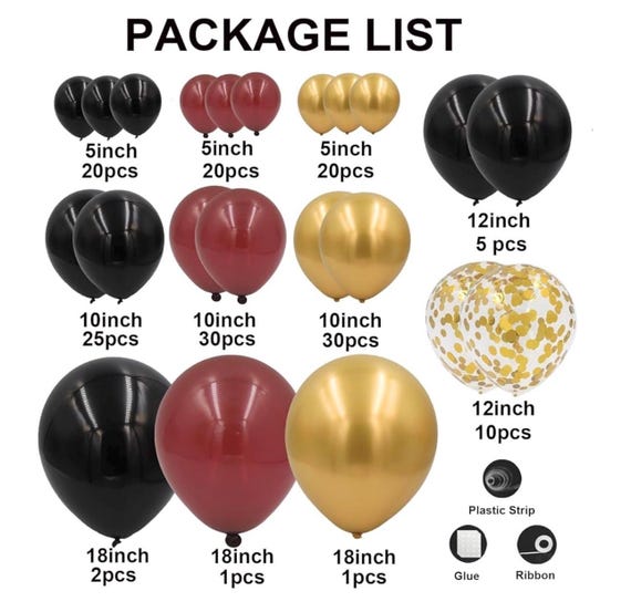 100 Palloncini Assortiti Per Feste – Lattice 10 Pollici Colori Metallizzati E Pastello – Per Archi E Decorazioni