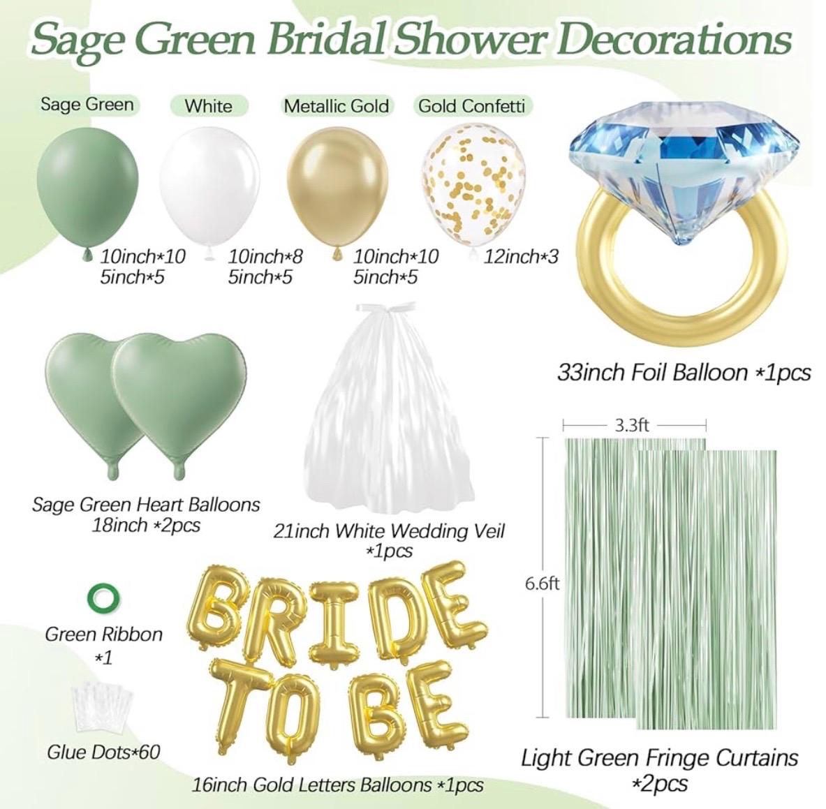 HOWAF Gadget Addio al Nubilato: Velo Sposa, Fascia Bride to Be, Palloncini, Cornice Gonfiabile e Accessori Rosa Metallico per Matrimonio
