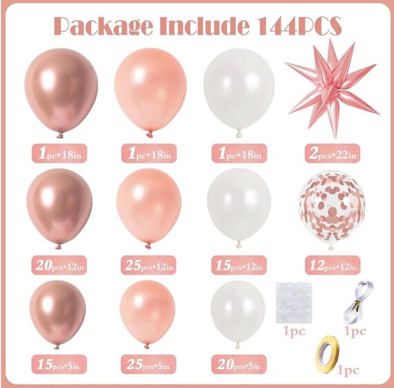 Ballonnenboog Set Roségoud (4m) | Daily Style Ballonnenboog Set Roségoud (4m) | Daily Style