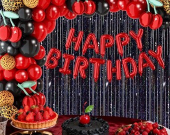 Set Decorazioni Festa Compleanno A Tema Cuphead – Palloncini, Striscione E Topper Per Torta - 4