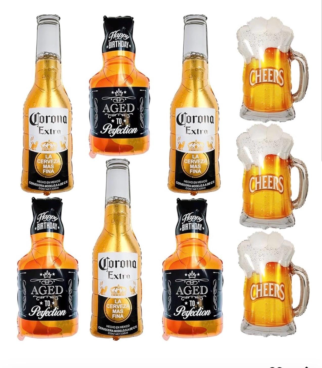 Globo De Papel Con Forma De Cerveza De 28 Cm – Decoración Fiesta Corona O Cumpleaños Temático