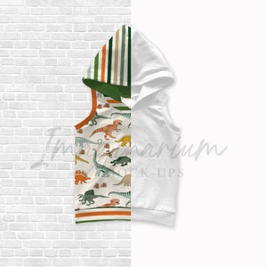 Mockup di canotta con cappuccio, mockup di Photoshop realistici, mockup di Procreate, mockup di canotta personalizzabile, mockup di tessuto, mockup di abbigliamento