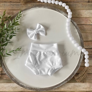 Bummie and Bow Mock Up, Styled Photoshop Mock Ups, Procreate Mockup, Customizable Bummie Outfit Mock-up,  Fabric mockup clothing