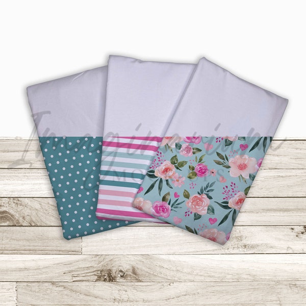 BUNDLE Customizable Folded Fabric Mock-ups, Folded Fabric Mockup for photoshop, Fabric mockups for procreate, Fabric mock up Bundle