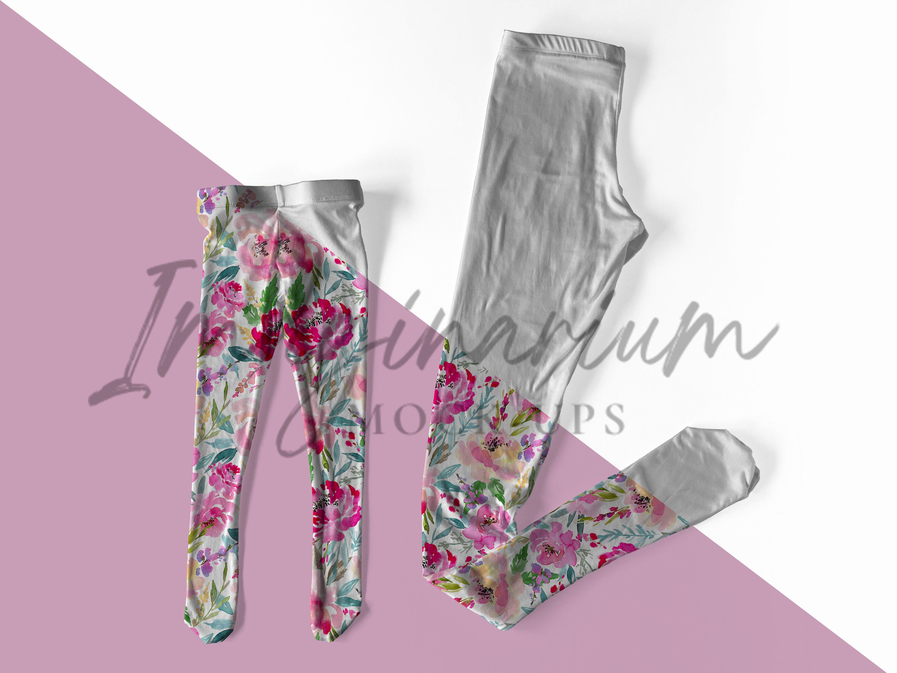 Mommy and Me Tights Mock Up, Realistic mock-up for Procreate and Photoshop, Customizable clothing mock-up, Opal Tights mockup