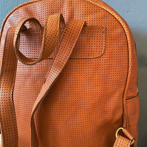 Vintage Leather Backpack - Anatolian Handmade Rug Backback, Tribal Woven Backpack, Handmade Backback, Retro Backpack shops For Women