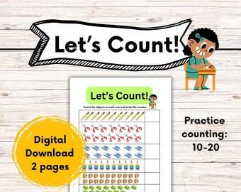 Zählen wir von 10-20!