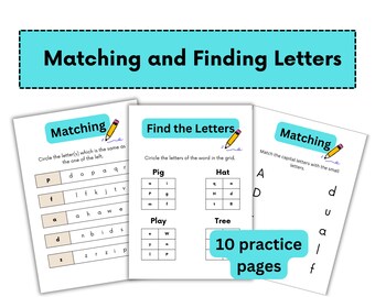 Dopasowywanie i znajdowanie liter